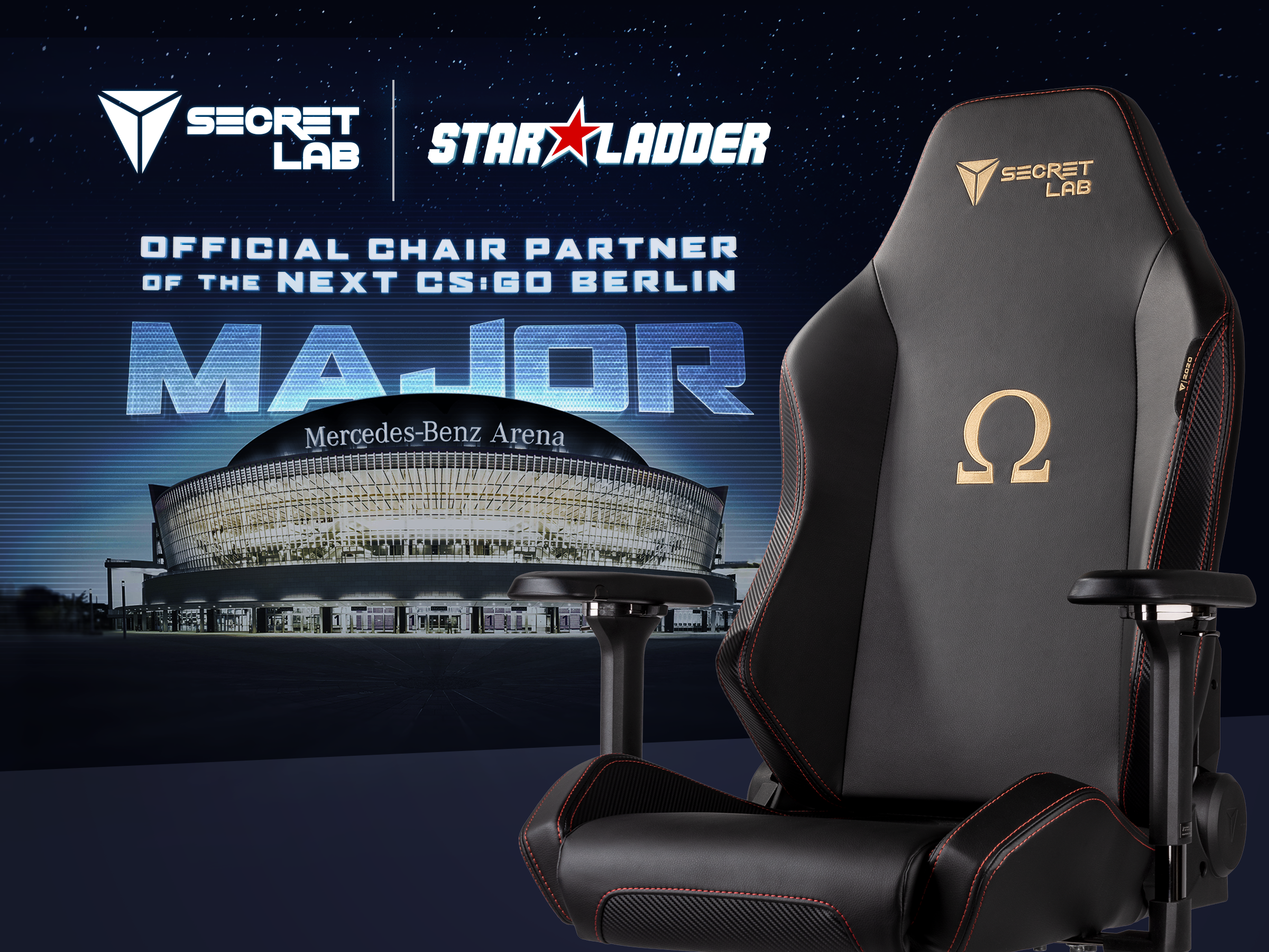 Secretlab – the gaming seats of choice for the CS:GO StarLadder Berlin Major 2019